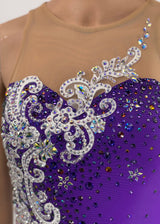 (READY2SHIP) 412 Custom Beaded Adult Small Purple