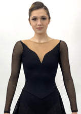Black 2137 Dance Adult XSmall Un-Beaded