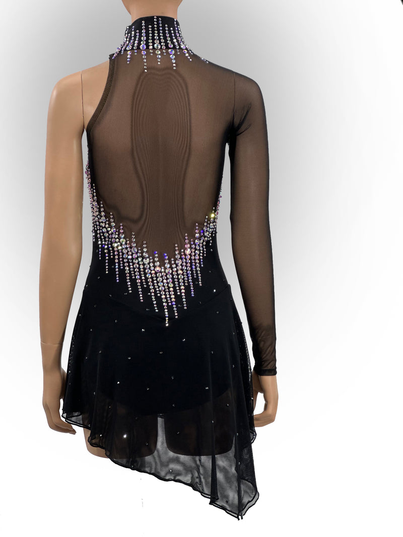 Black 2017 Adult Medium Beaded